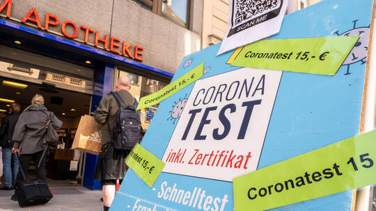 Keine kostenlosen Corona-Tests mehr für Bürger