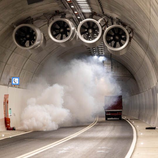 Großübung Feuerwehr Arlinger Tunnel
